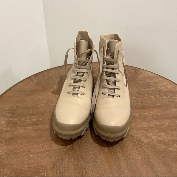 $550 RAG & BONE SHILOH HIKER MOTO COMBAT BOOT OYSTER LEATHER EU 41. NEW - Picture 8 of 9